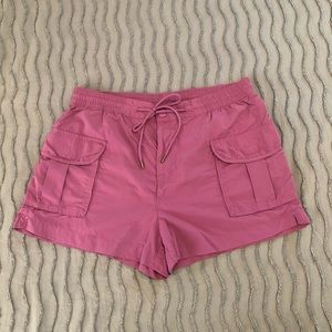 AE High Waisted Nylon Sport Short - Purple - Medium
